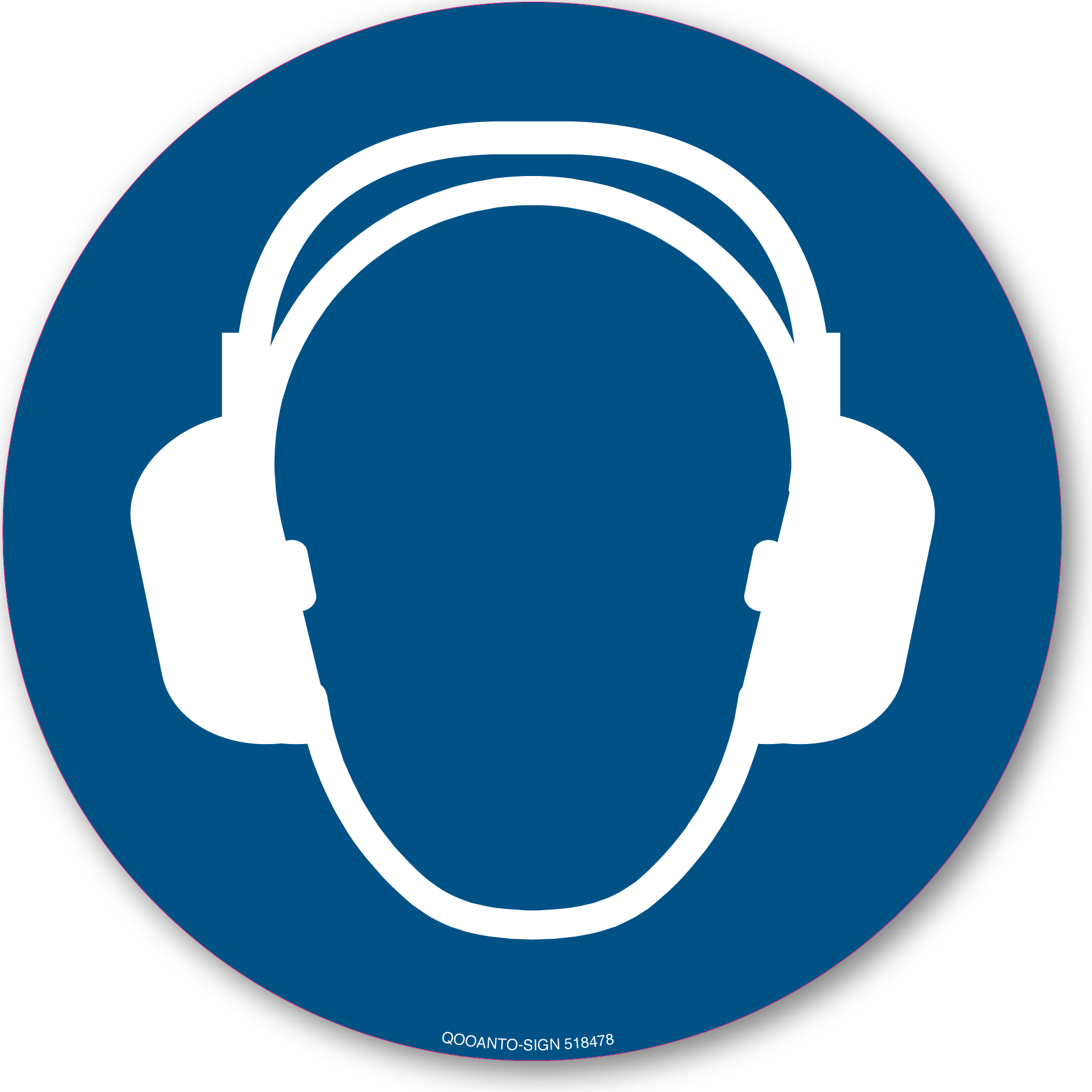 Gehörschutz benutzen, Schild oder Aufkleber