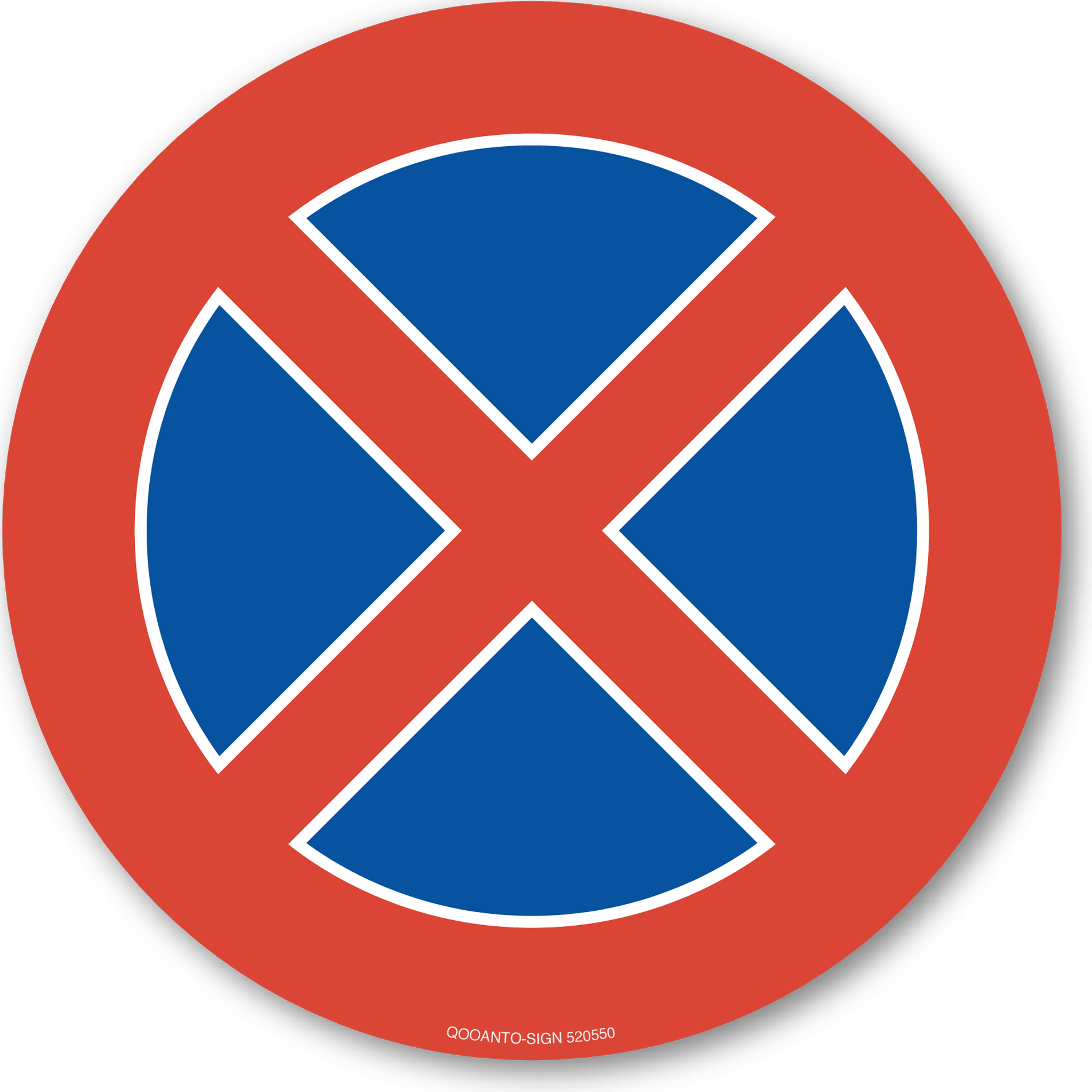 Halten verboten, Schild oder Aufkleber