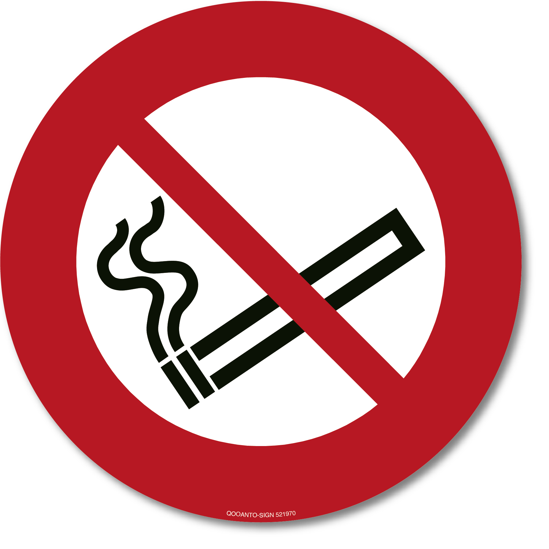 Rauchen verboten, Schild oder Aufkleber