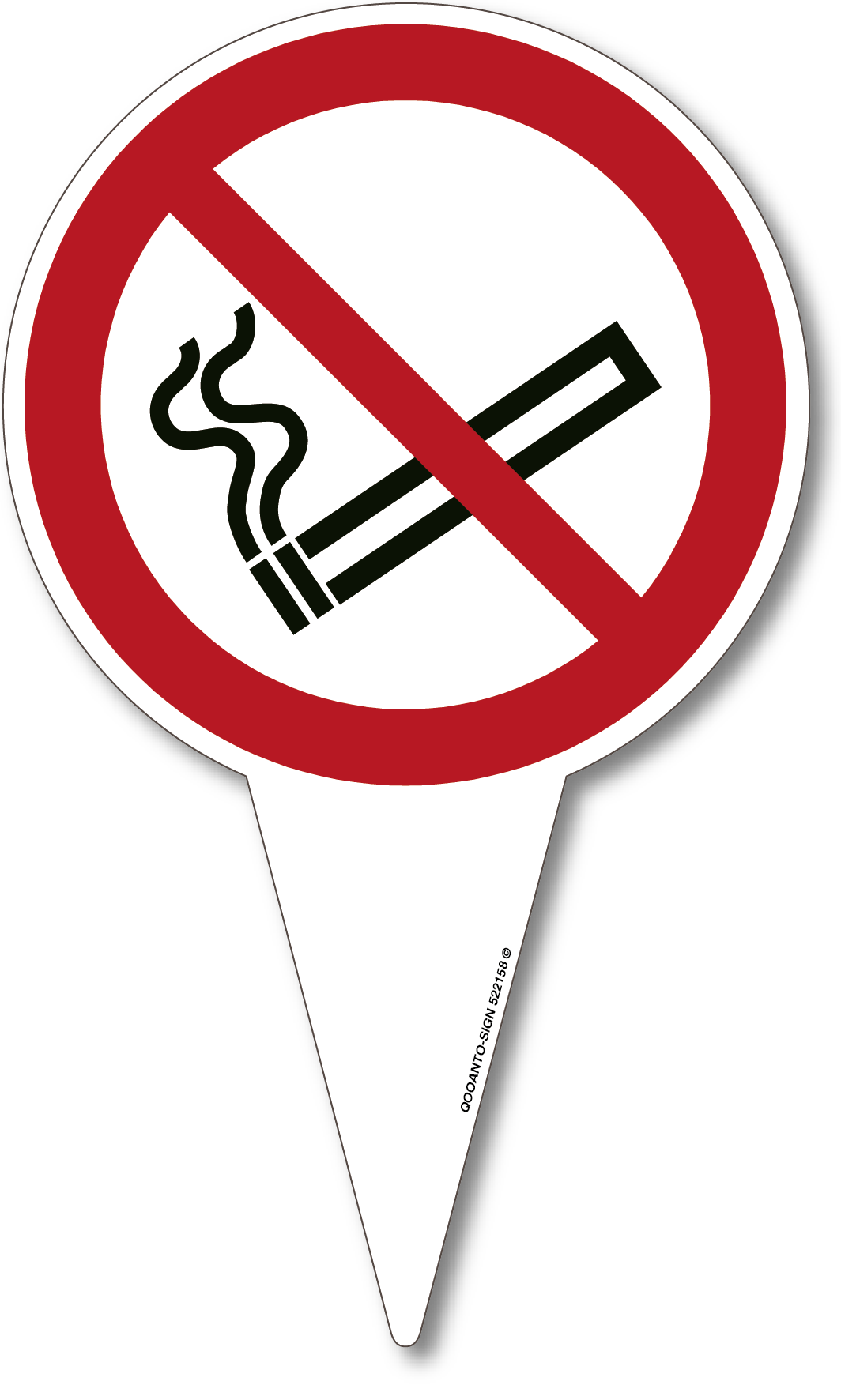 Betriebssicherheit Verbotsschild, Rauchen Verboten, aus Alu-Verbund, mit UV-Schutz