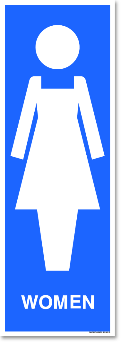 Women Aufkleber, aus Selbstklebefolie, mit UV-Schutz - QOOANTO-SIGN